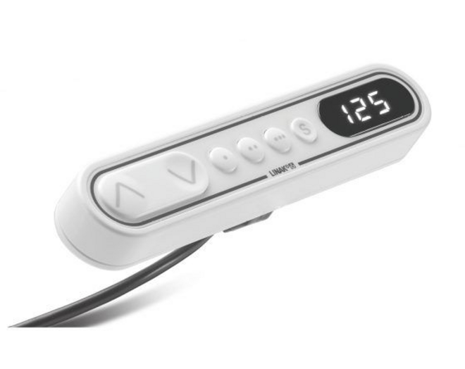 Bedieningspaneel DPF1C wit, digitale centimeter aanduiding