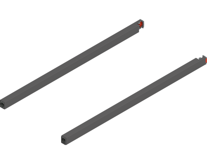 Reling L+R voor Merivobox, 450mm oriongrijs