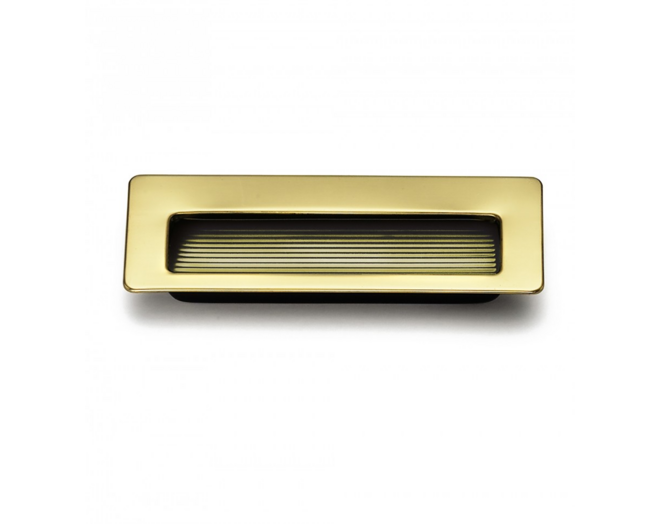 Komgreep glans chroom/zilver 115x42mm, inlaat 93x32x13mm