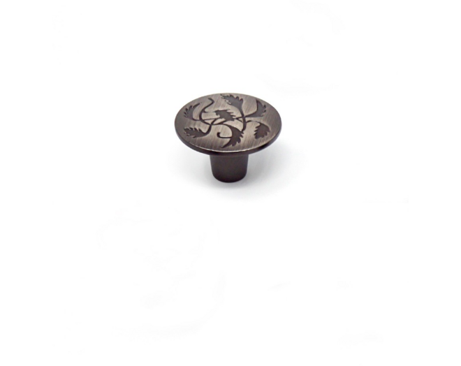 Knop PROVENCE geborsteld tin 36mm