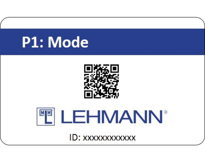 CAPTURA basis set Programmeer kaarten P1/P2/P3