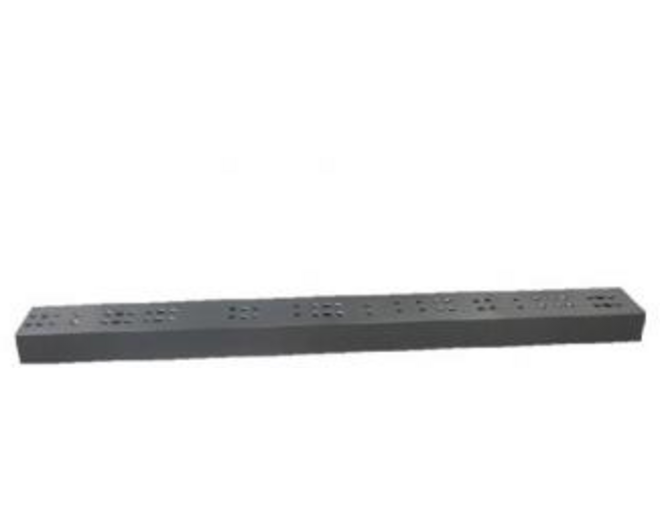 Opvullijst 486x50x25mm NL 500-750mm zwart