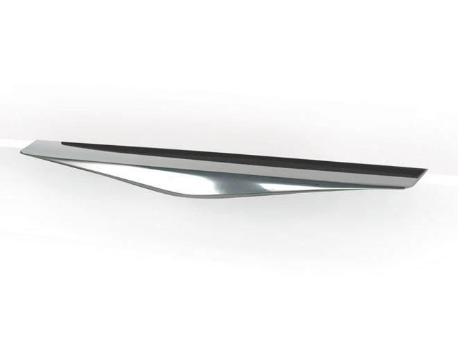 Greep LIPS glans chroom 240x45mm, hartmaat 160mm