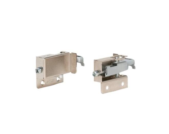 Kastophanger SH-26 rechts vernikkeld, open haak