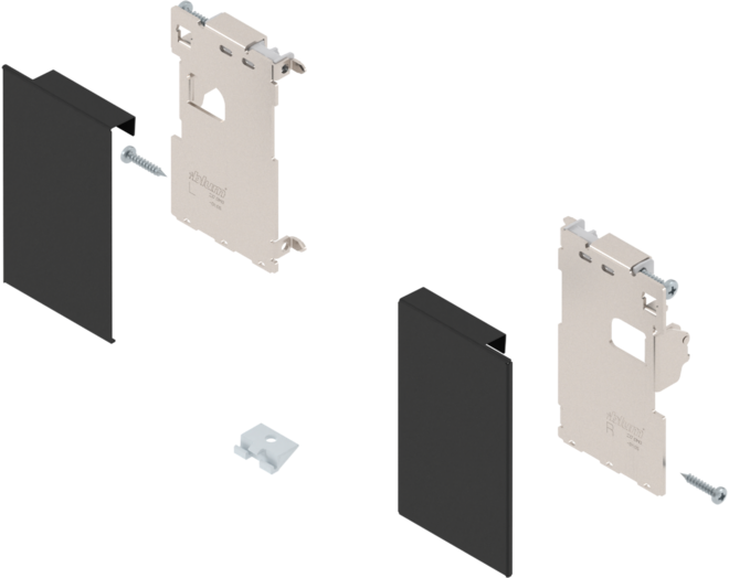 Legrabox fronthouderset M, carbon zwart