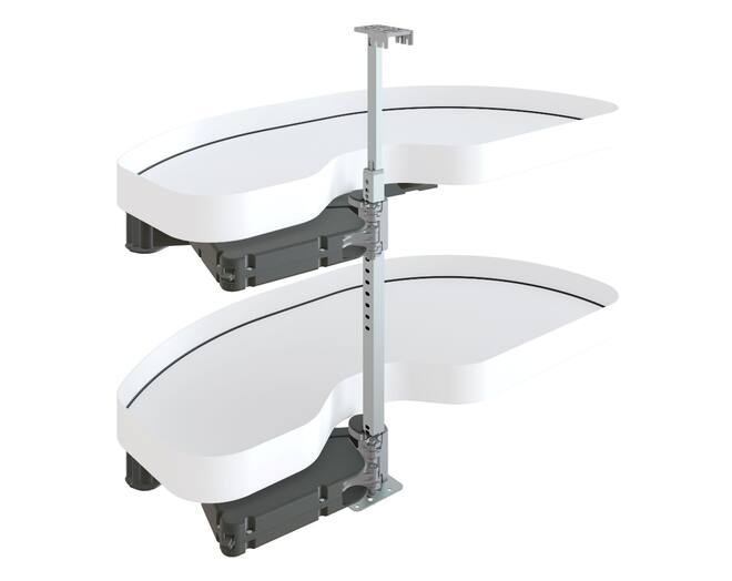 Cornerstone MAXX Planero 450 wit, rechts 2xdraaiplateau