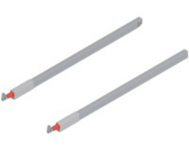 Antaro relingset, grijs, voor ladediepte 550mm