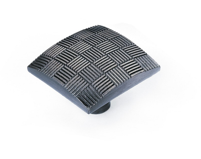 Knop CHESS oud Tin 34x34mm