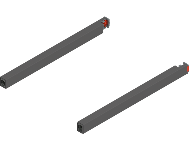Reling L+R voor Merivobox, 270mm oriongrijs
