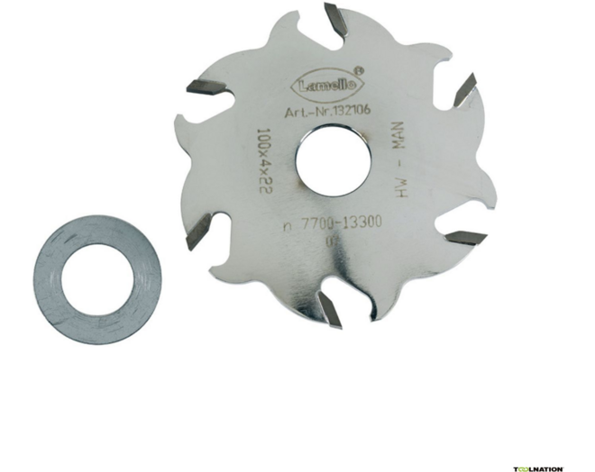 HW groeffrees ø100x4x22mm voor Classic
