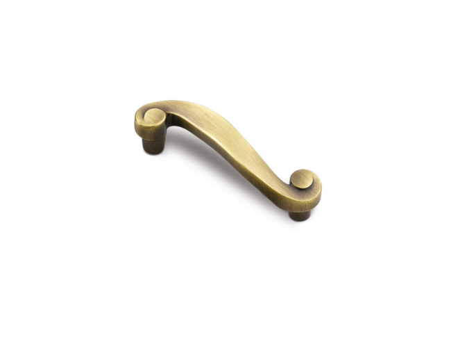 Greep RUSTIC 742 brons geborsteld 81x11mm, hartmaat 64mm