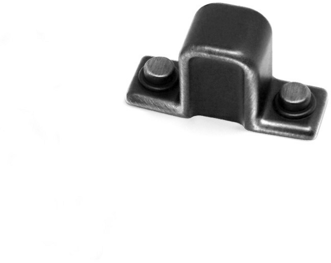 Knop RIVET Industrieel ijzer 56x20x30mm