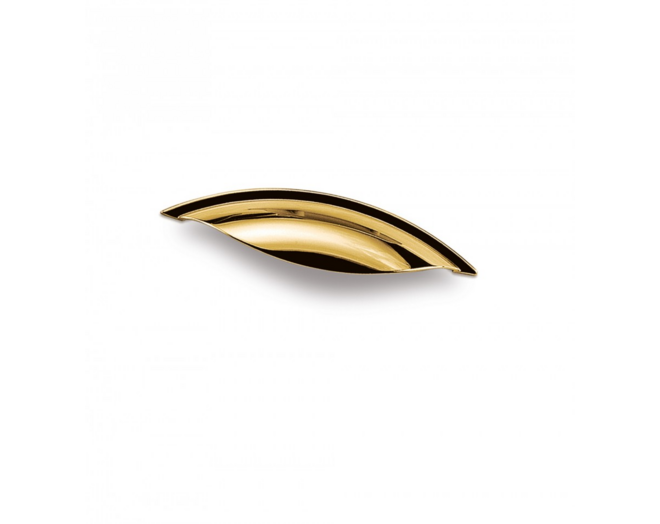 Greep antiek brons geborsteld 130x34mm, hartmaat 64mm
