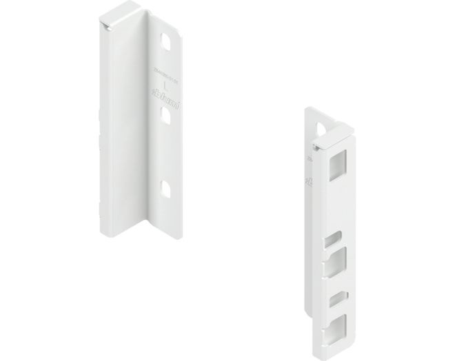 Rugwandhouder Merivobox K- hoogte, L+R, zijdewit