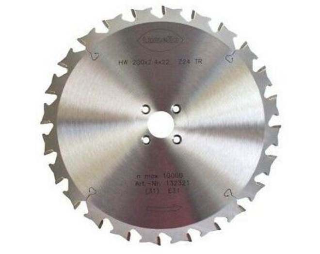 HW zaagblad, ø200x2,4x22 mm, snijdiepte 68mm