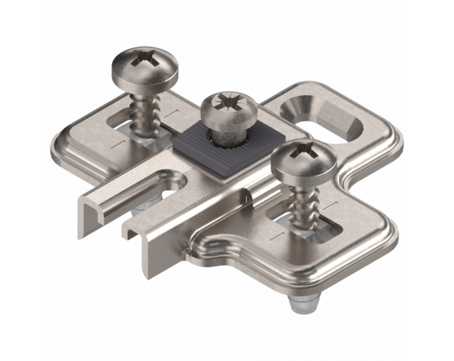 Kruismontageplaat voor koelkast scharnier EXPANDO, 0.0mm