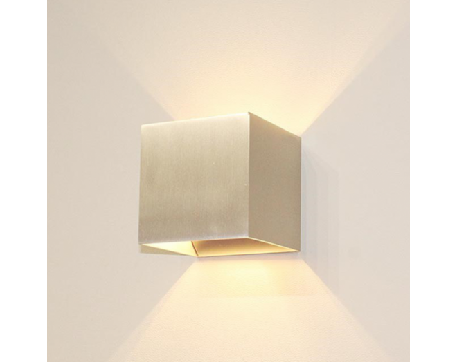 Wandlamp Madrid up/down ALUMINIUM
