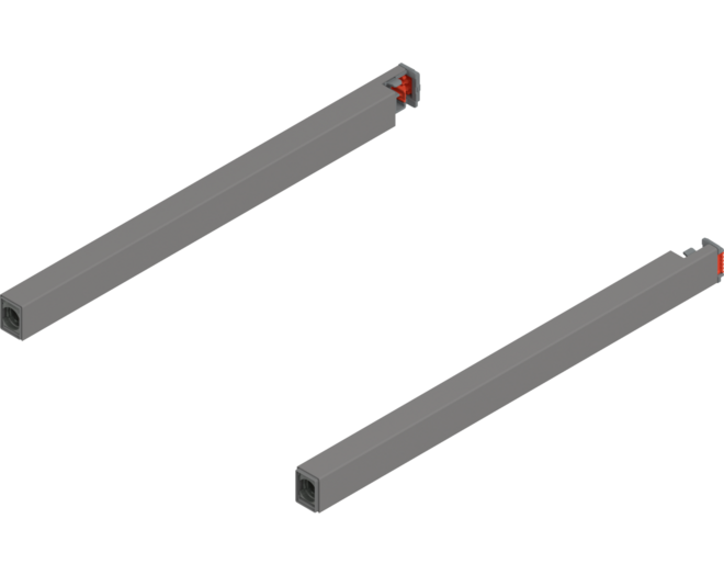 Reling L+R voor Merivobox, 270mm indiumgrijs