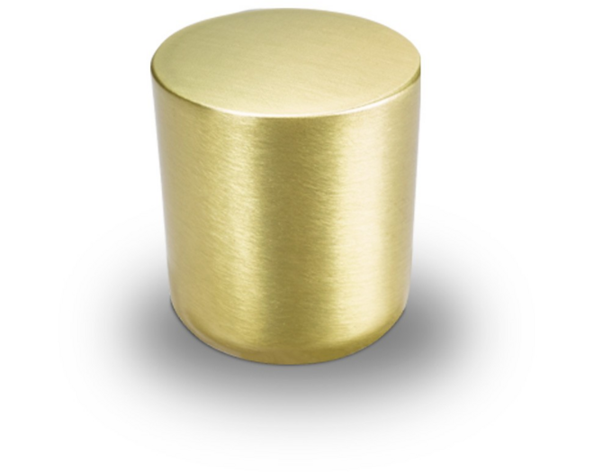 Knop MINI 816 mat goud 25mm, hoogte 28mm
