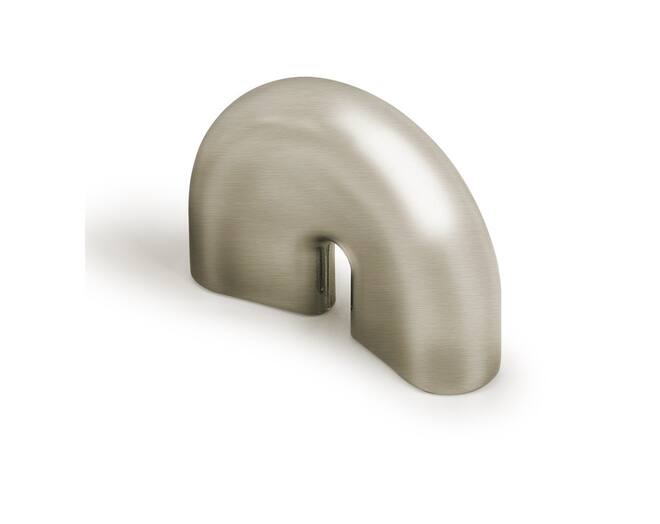 Knop CIRCLE geborsteld nikkel 40x11x28mm, hartmaat 32mm