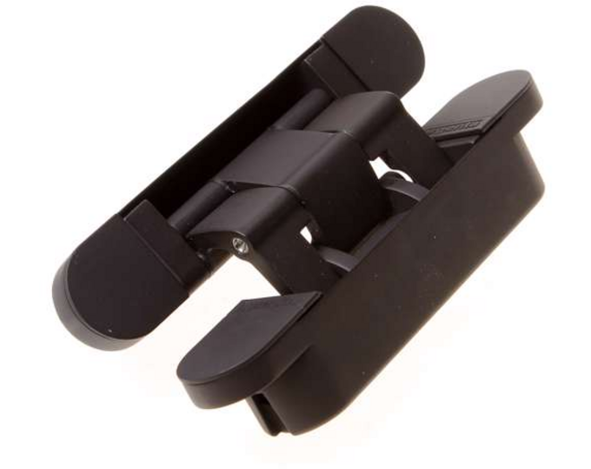 Scharnier invisible NEO L-7 mat zwart