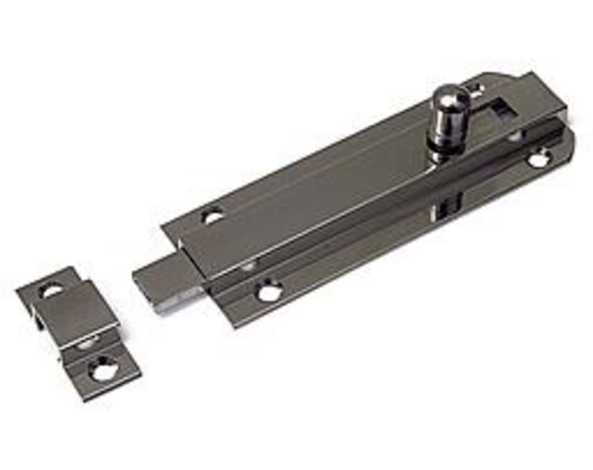 Profielschuif / vlak model / 25x050mm / messing gepolijst