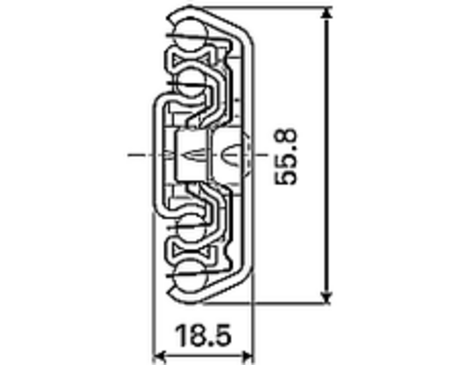 Ladegeleider ULF HD FS lengte: 700mm met softclose