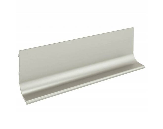 Greeplijst L-vorm, aluminium lengte 5 meter, prijs per stuk