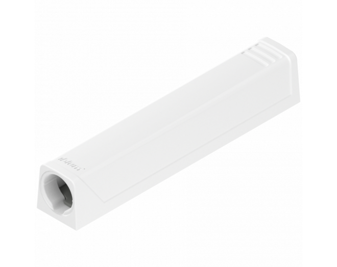 TIP-ON adapterplaat, versie lang recht, zijdewit