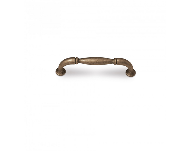 Greep METAL 783 antiek messing 110x11mm, hartmaat 96mm