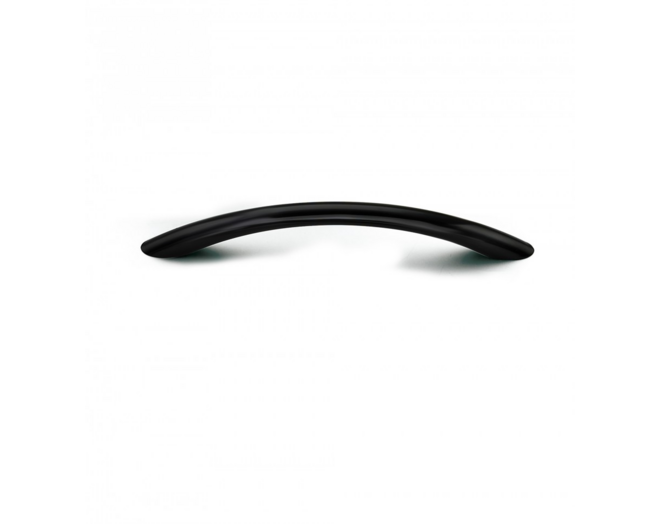 Greep METAL 786 glans zwart 124x9mm, hartmaat 96mm