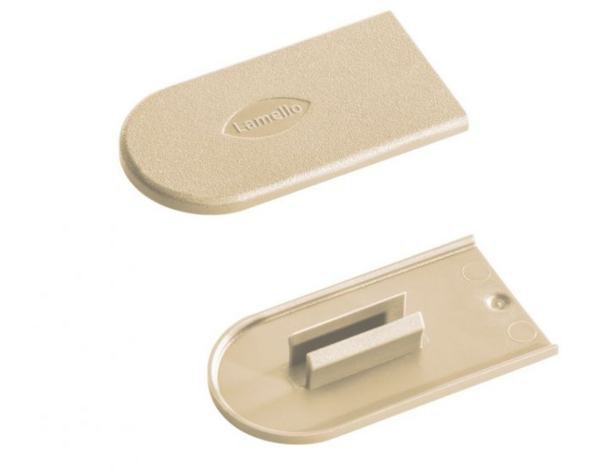 Cabineo afdekkappen, 100 stuks, ral 1015, ivoorkleur