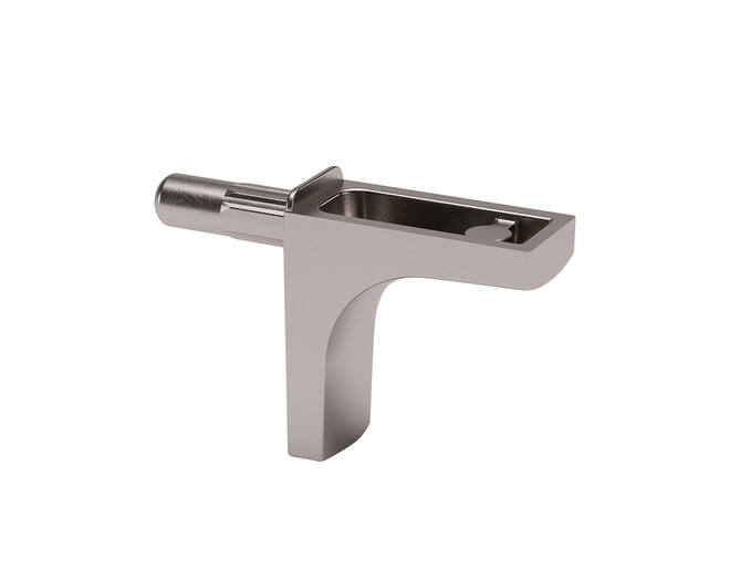 Plankdrager K Line vernikkeld, stift 3mm