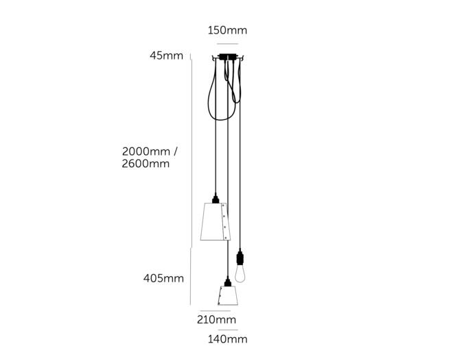 Hooked 3.0 Mix Stone/Brass - 2M