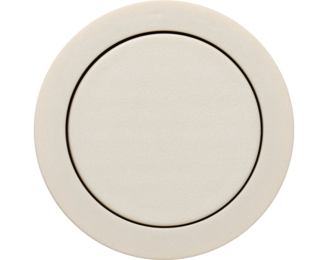 Rond 2.0 Push button 2X- s. trim - basic cream