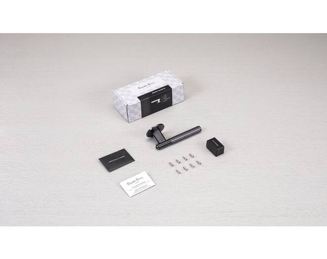 Fixed Door Handle/Single-Sided/Linear/Brass