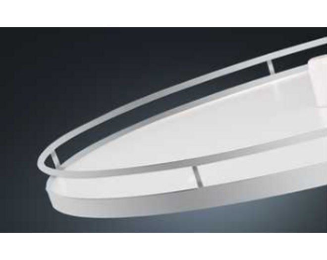 Lemans ARENA CLASSIC voor deur 800mm wit/zilver diameter