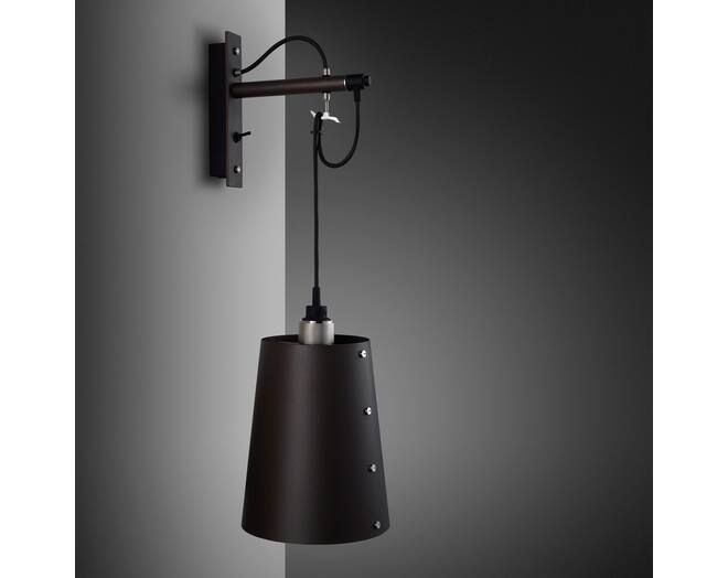 Hooked Wall Large Graphite/Steel