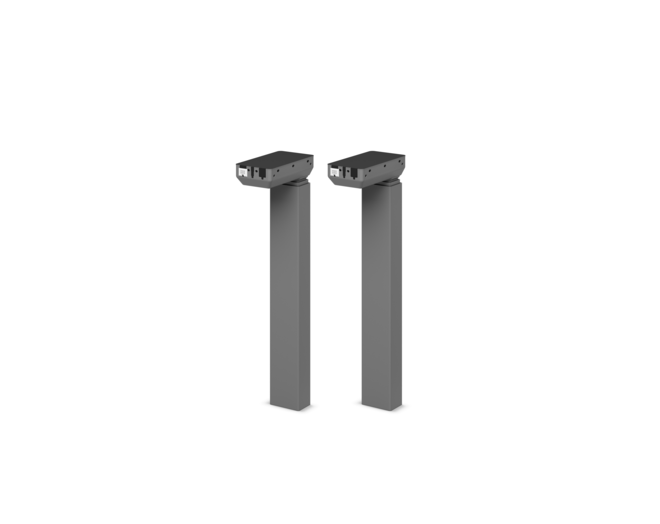 Milano set met 2x DL6 Experience. Kleur: Zilver RAL9006