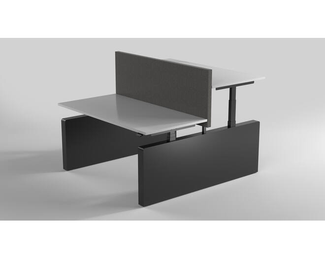Vicino Duo HS zwart inclusief schuif frame 1500-2400mm.