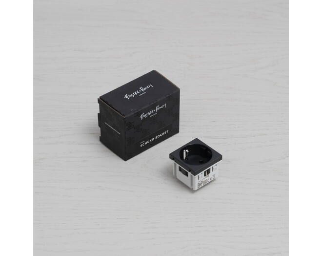 Schuko Socket Module/Type F/45Mm/White