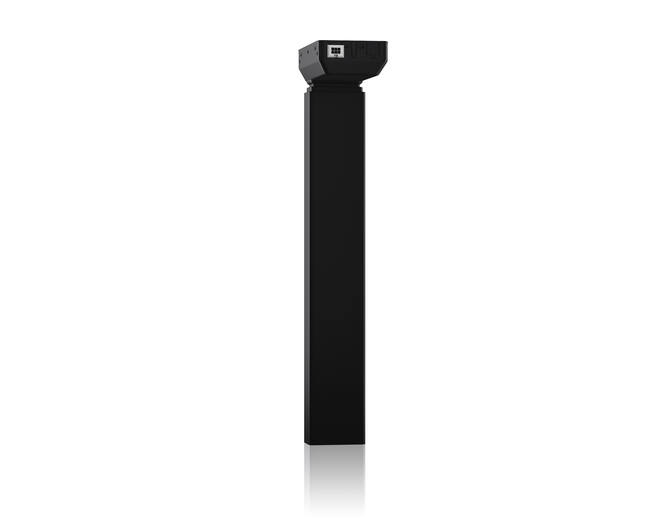 Kolom DL6 zwart, hoogte 560mm slag 650mm, 120Kg