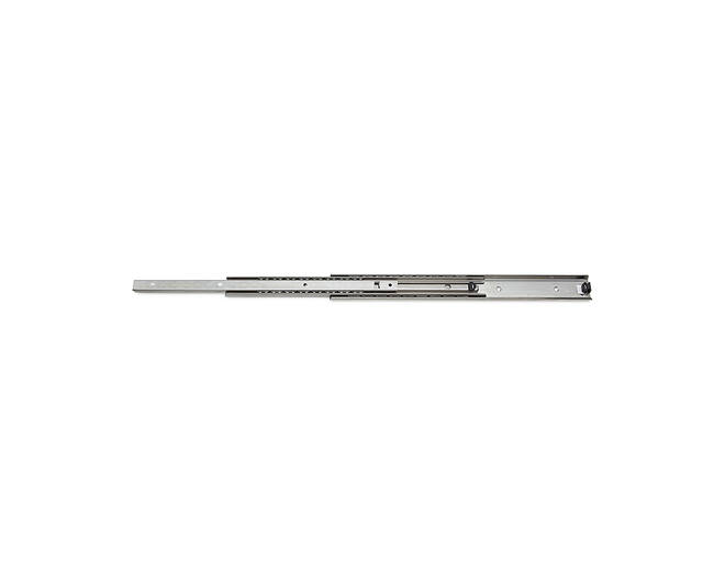 Ladegeleider RVS, lengte 700mm, volledig uittrekbaar