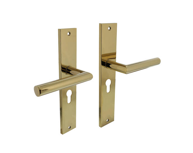 Deurkruk Bastian op schild 245x45 mm Pcgat 55mm