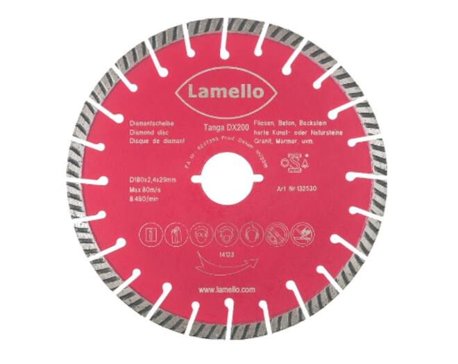 DIA zaagblad dx200,ø180x2,4x29mm,diepte 60mm