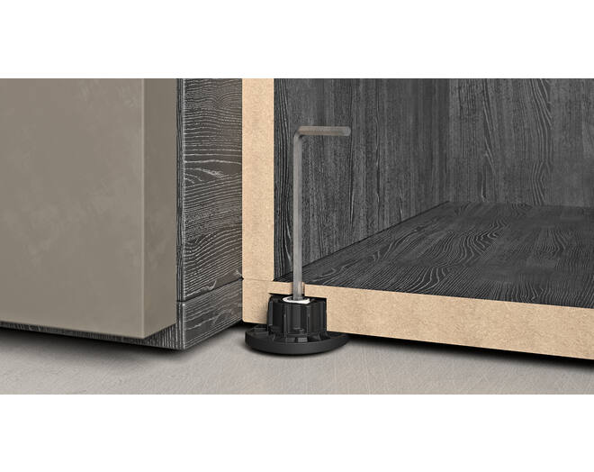 Stelvoet Integrato TECH  Z verstelbaar draagkracht 175kg,