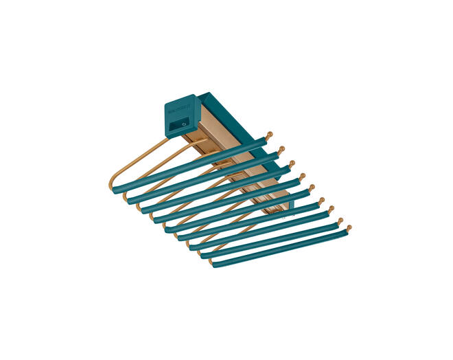703502 B Series - Top Mounting Trousers Rack Moran Green