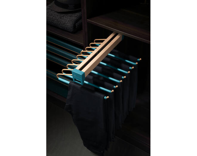 703502 B Series - Top Mounting Trousers Rack Moran Green