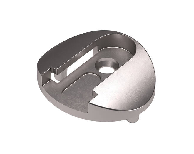 Kastdeel met 2 stiften 5mm, h.o.h. 32mm, voor Kraby