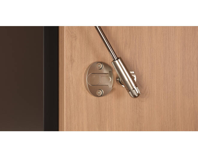 Kastdeel met 2 stiften 5mm, h.o.h. 32mm, voor Kraby